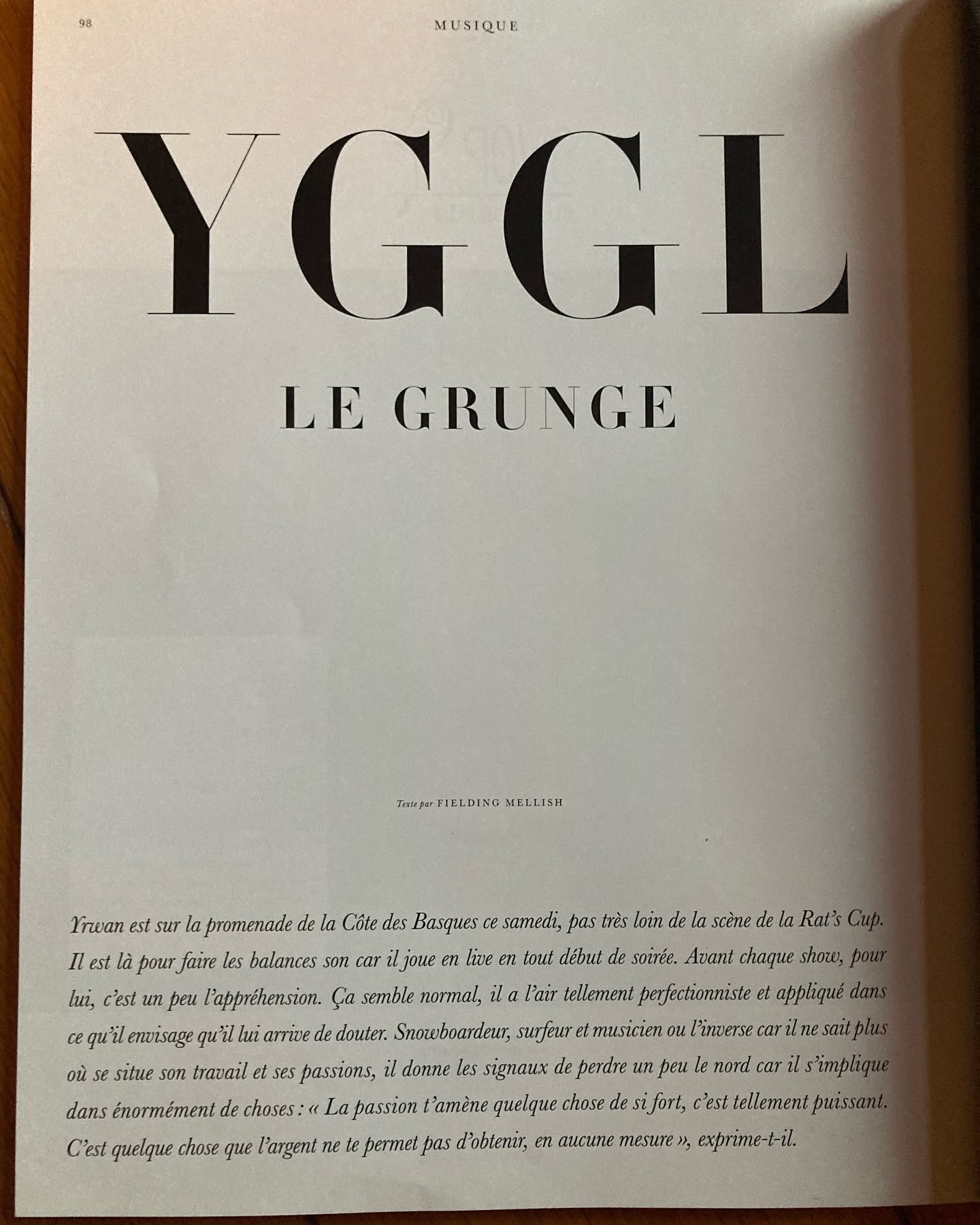 Surf Session YGGL article